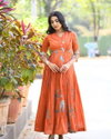 Ghori Muslin Long Western Dress Wholesale Clothing Suppliers In India